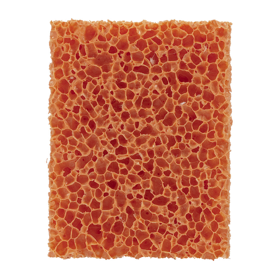 Rubber Pore Sponge Orange 1457