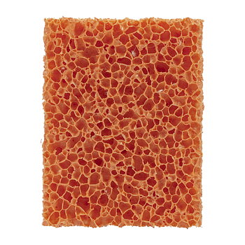 Rubber Pore Sponge Orange 1457