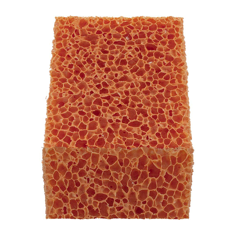 Rubber Pore Sponge Orange 1457 - 2
