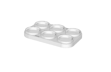 Tomma Sminkpaletter A6 Transparent