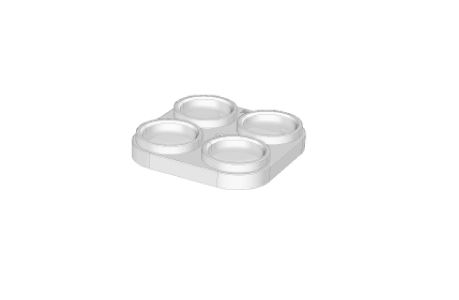 Tomma Sminkpaletter A4 Transparent