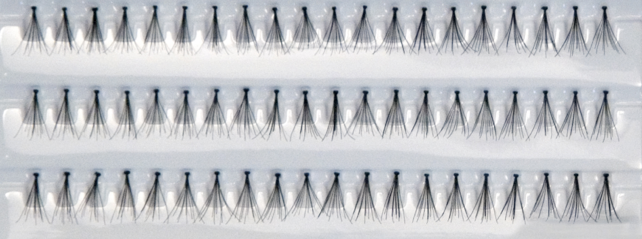 Grimas Ögonfransar / Eyelashes 511 - Svarta Lösa Separata Buketter