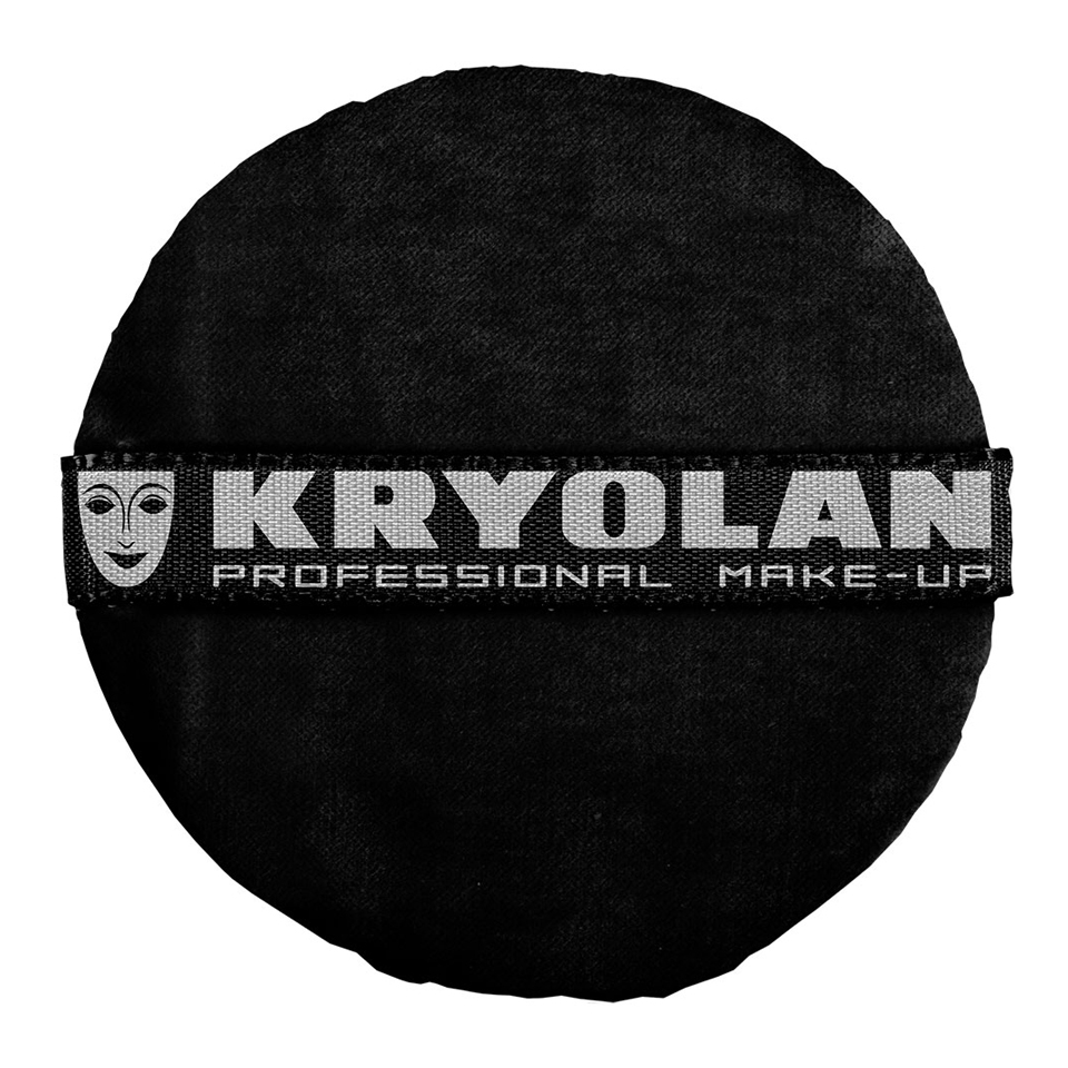 Premium Powder Puff Black 8 cm Maskspecialisten