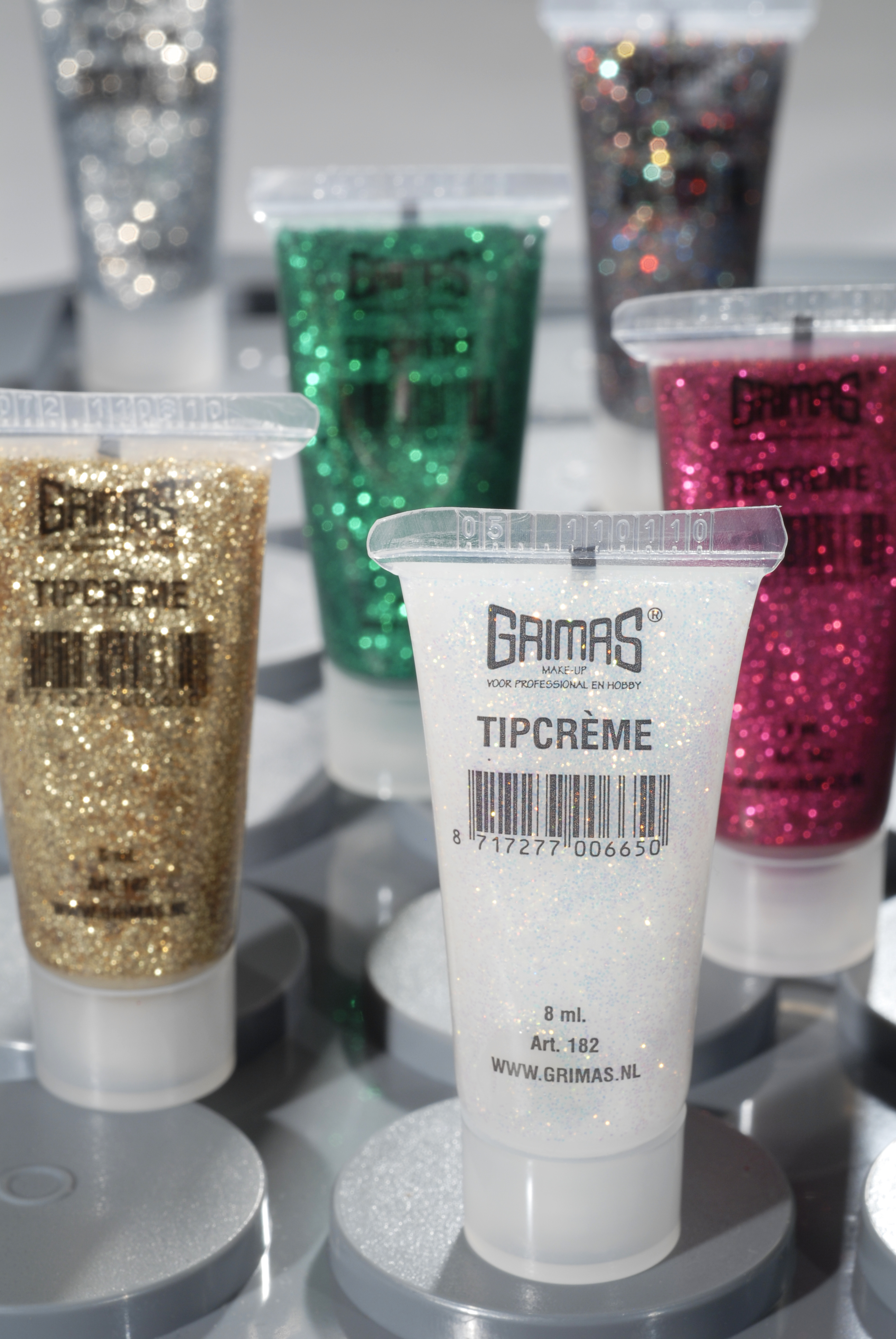 Tipcréme Glitter 051 - Röd - 2