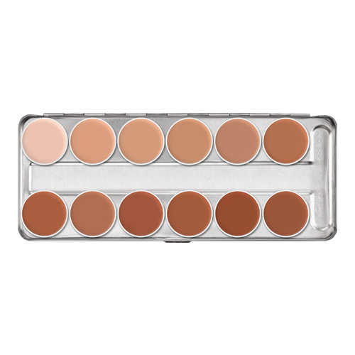Supracolor Palett 1W-12W - 12 färger - Kryolan