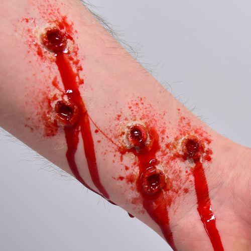 Grimas Latex Prostetic - Bullet holes 815 (x5) - 2