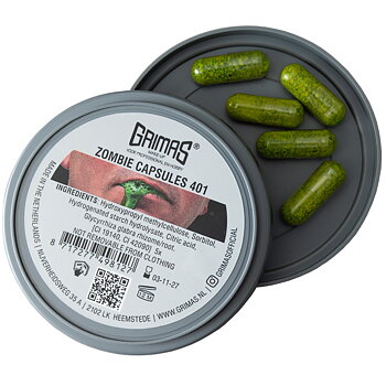 Zombie Capsules 401 GRÖNA 5 st - Grimas