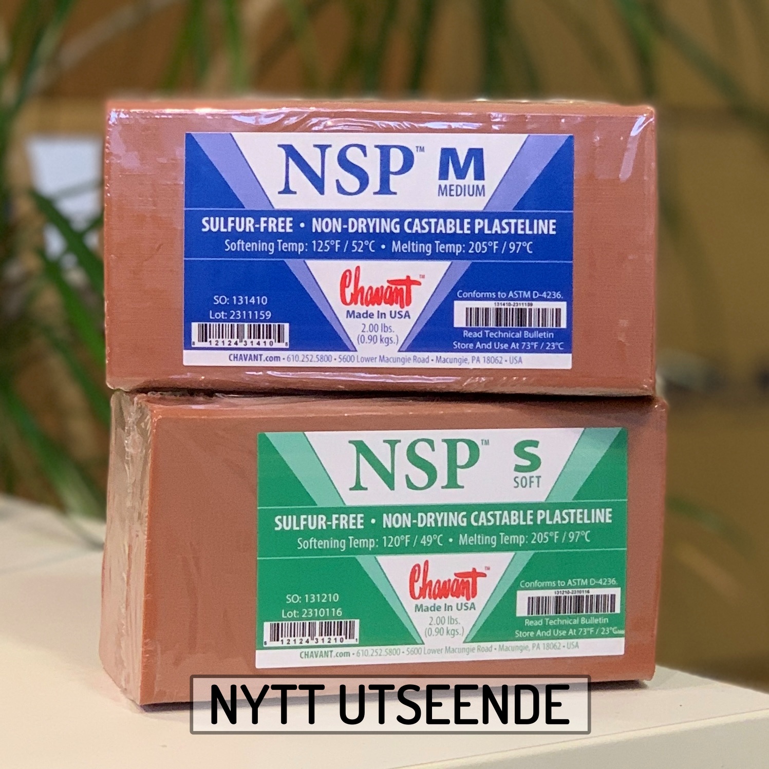 Chavant NSP Soft - 900 gr BRUN - 2