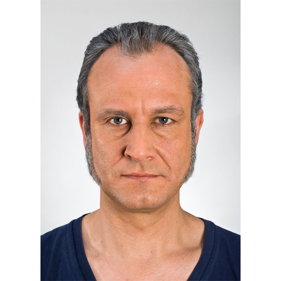 Polisonger Medium 9222 SALTnPEPPER - Kryolan - 2