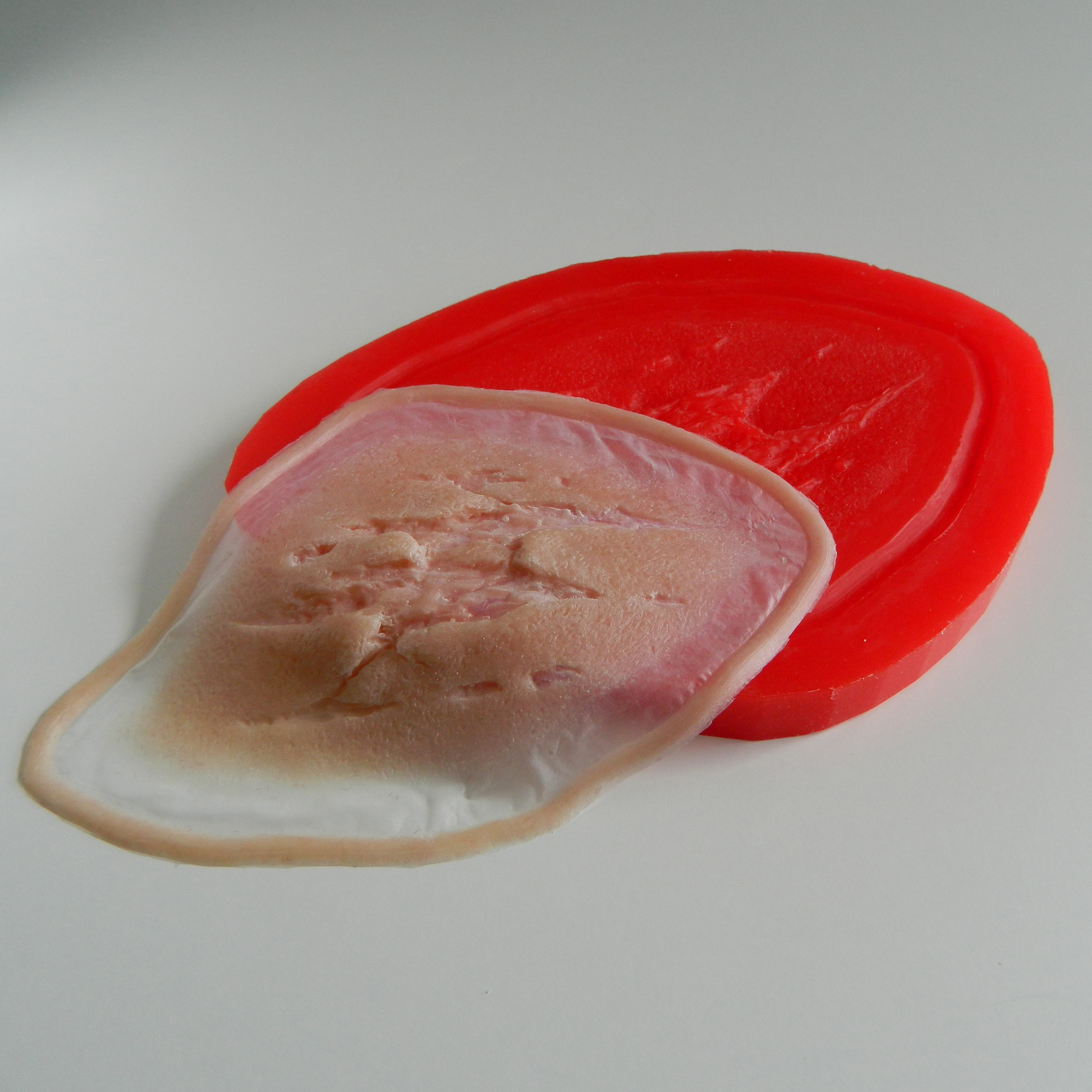 Flatmould Form 021 - Krosskada / Uppriven hud / Laceration  - 3