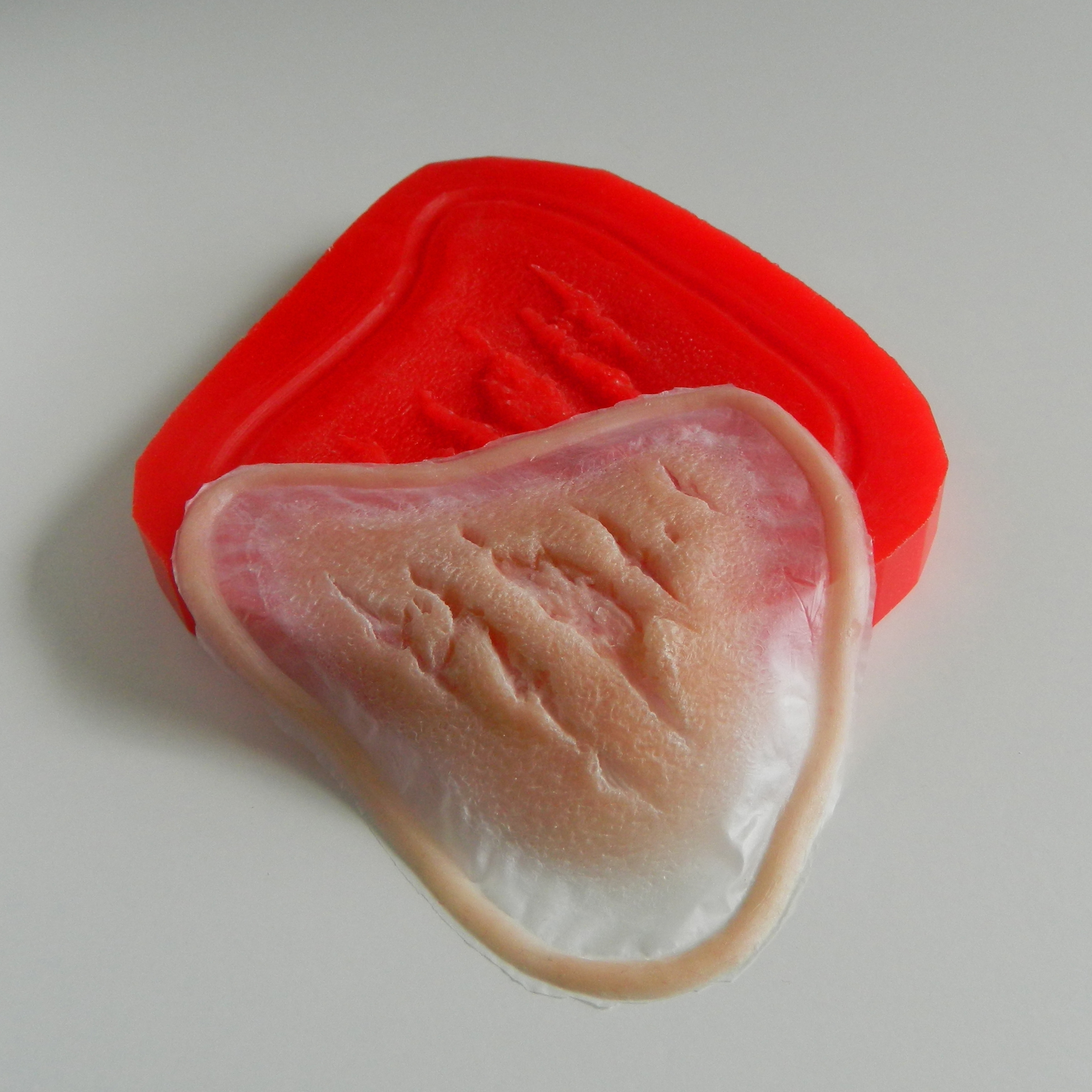 Flatmould Form 022 - Krosskada / Uppriven hud / Laceration  - 3