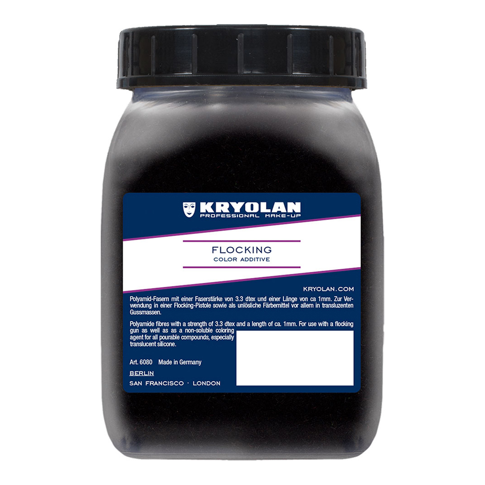 Flocking 50gr Black - Kryolan 