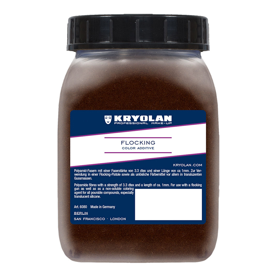 Flocking 50gr Medium Brown - Kryolan 