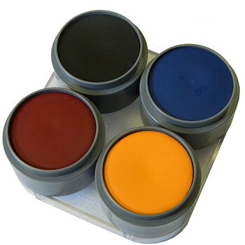 Grimas Crème color Teatersmink - XL Palett Bruise
