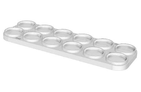 Tomma Sminkpaletter A12 Transparent