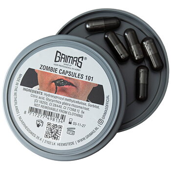 Zombie Capsules 101 SVARTA 5 st - Grimas