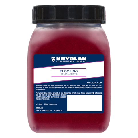 Flocking 50gr Dark Red - Kryolan 