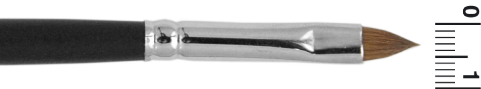 Grimas Läpp pensel i mårdhår L6 - 6 mm - 2