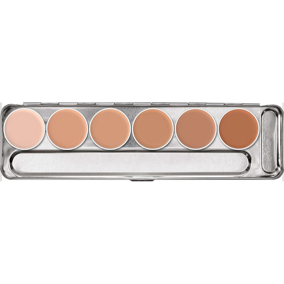 Supracolor Palett 1W-6W  - 6 färger - Kryolan