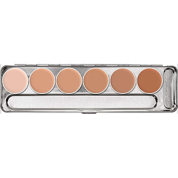 Supracolor Palett 1W-6W  - 6 färger - Kryolan