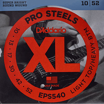 D'Addario EPS540 Light Top Heavy Bottom 010-052