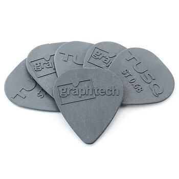 Graph Tech TUSQ Standard Picks Grey 0.68mm - Deep Tone 6-Pack