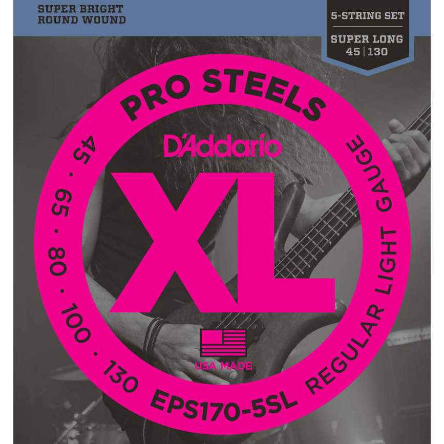 D'Addario EPS170-5SL Super Long Scale 045-130 (5-string)