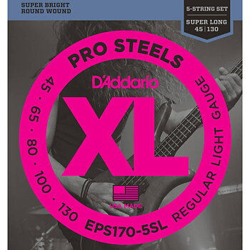 D'Addario EPS170-5SL Super Long Scale 045-130 (5-string)