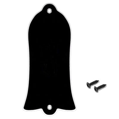 Truss Rod Cover Plate "Church Bell" (Black) 