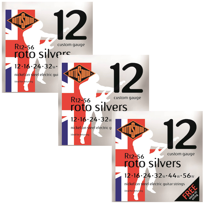 Rotosound R12-56 Roto Silvers 012-056 (3-Pack)