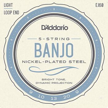 D'Addario EJ60 Banjo Light