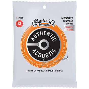 Martin MA540FX Tommy Emmanuel Signature Acoustic Strings 012-054
