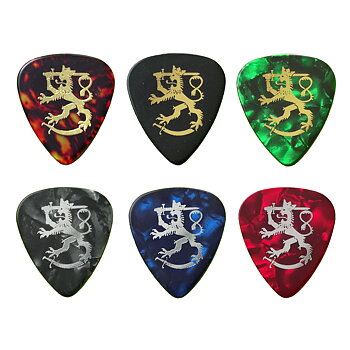 Finnish Lion Celluloid Guitar Picks (Medium)