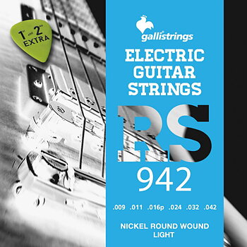 Galli RS-942 Nickel Wound Electric Guitar Strings 009-042