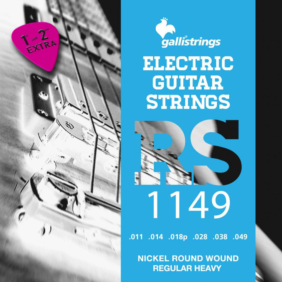 Galli RS-1149 Nickel Wound Electric Guitar Strings 011-049