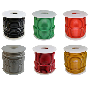 PVC AWG22 Wire Stranded Tinned-Copper (1m) 