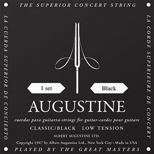 Augustine Black Classic Strings (Low Tension)