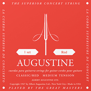 Augustine Red Classic Strings (Medium Tension)