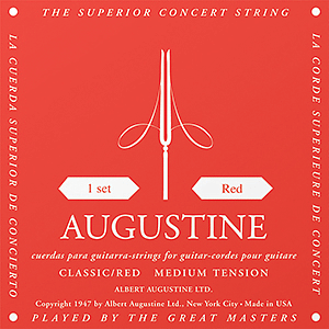 Augustine Red Classic Strings (Medium Tension)