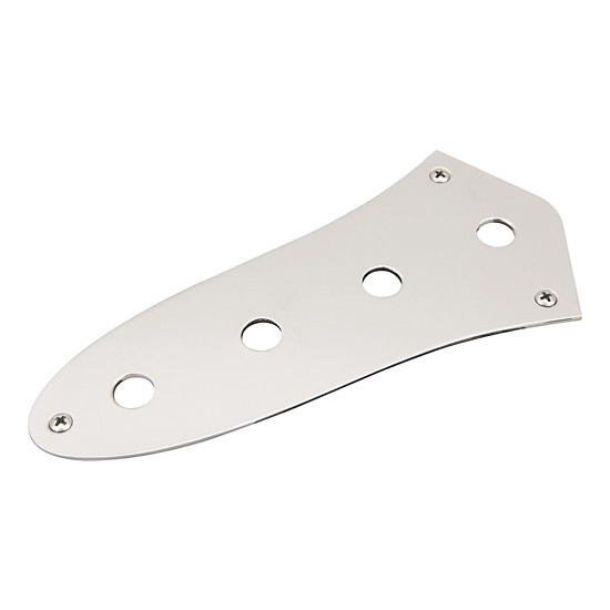 Jazz Bass Control Plate (Chrome) 