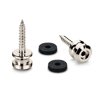 Schaller S-Lock Strap Buttons Nickel (2-Pack)