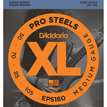 D'Addario EPS160 Stainless Steel Bass Strings 050-105 (Limited Offer)