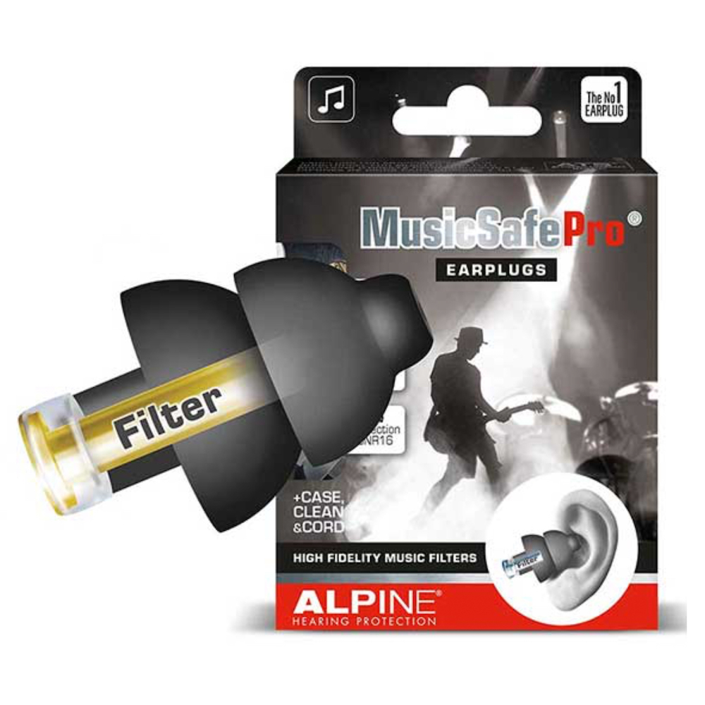 Alpine MusicSafe Pro Earplugs (Black) - 2