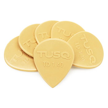 Graph Tech TUSQ Tear Drop Picks Creame 1.40mm - Warm Tone 6-Pack