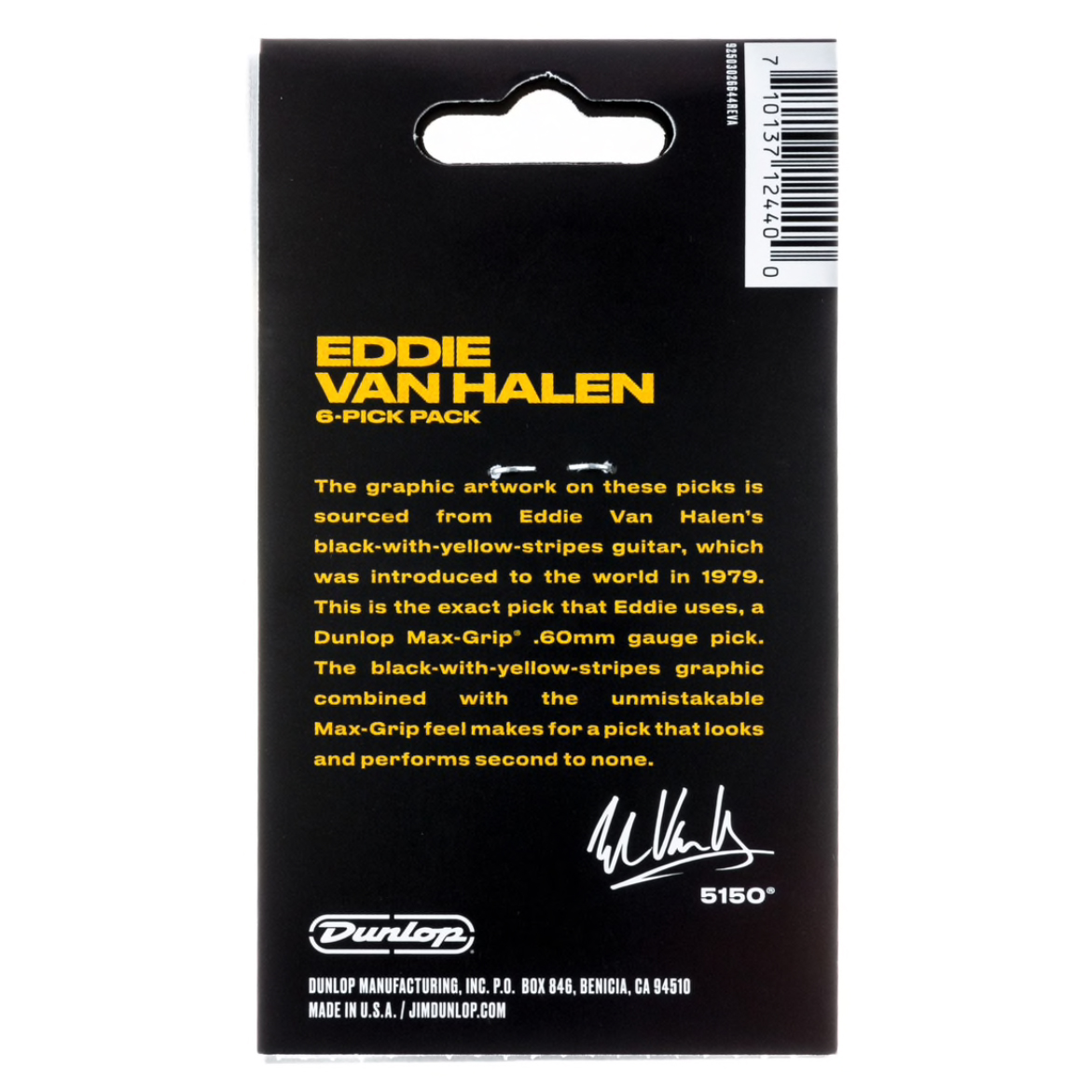 Dunlop EVH® VH II Eddie Van Halen Picks (6-Pack) - 2