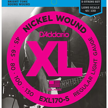 D'Addario EXL170-5  045-130 (5-string)