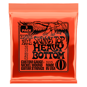 Ernie Ball Skinny Top 010-052 (3-Pack)