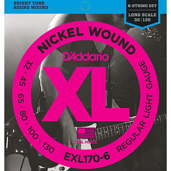 D'Addario EXL170-6  032-130 (6-string)