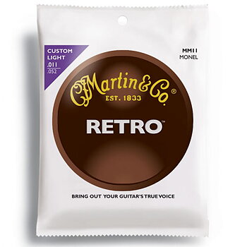 Martin MM11 Retro Monel Acoustic Strings 011-052
