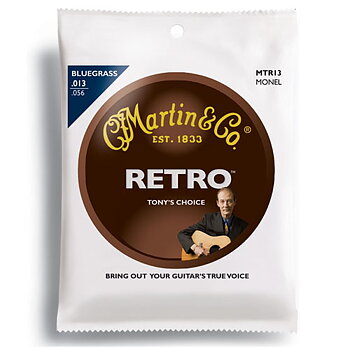 Martin MTR13 Tony Rice Signature Monel Acoustic Strings 013-056
